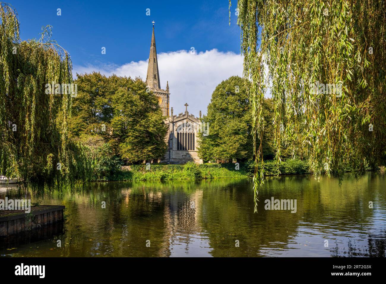 Holy Trinity Church on the River Avon, Stratford-upon-Avon, Warwickshire, Angleterre Banque D'Images