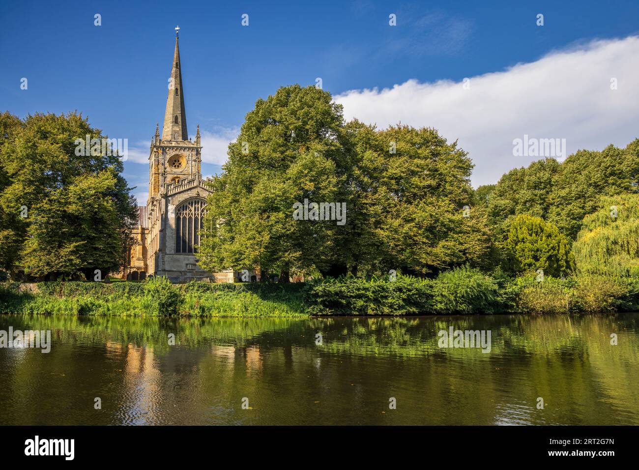Holy Trinity Church on the River Avon, Stratford-upon-Avon, Warwickshire, Angleterre Banque D'Images