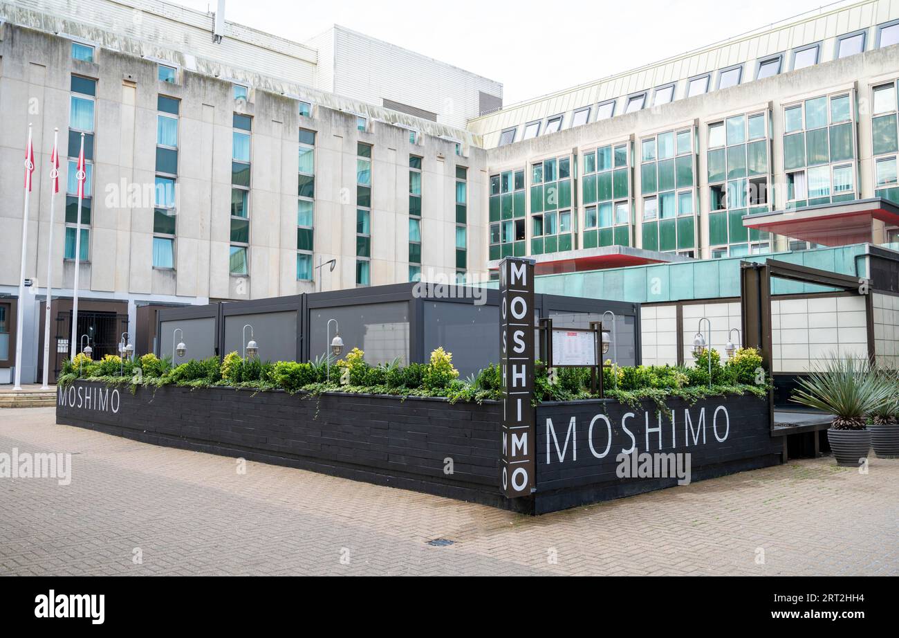 Le restaurant japonais Moshimo dans le centre-ville de Brighton , Sussex , Angleterre Royaume-Uni Banque D'Images