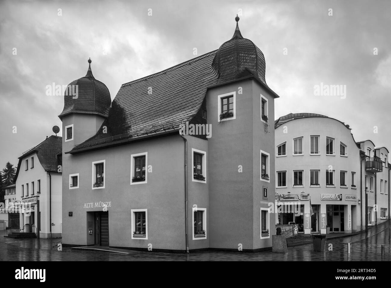 En 1647, le bâtiment avec ses tours baroques particulières a été utilisé comme un Banque D'Images