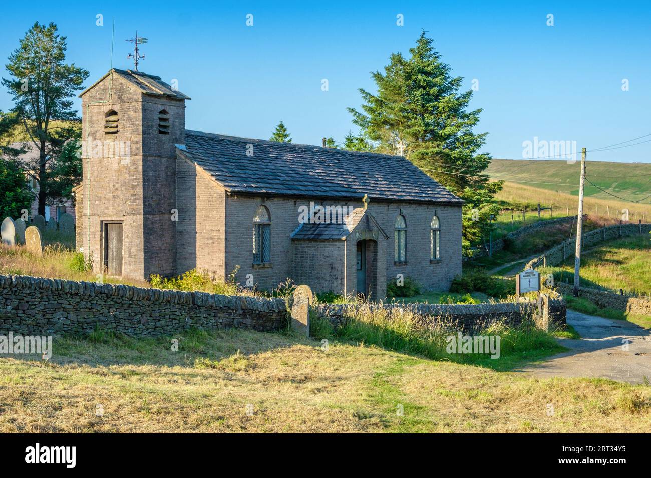 Forest Chapel , Wildboarclough, Macclesfield Forest, Peak District Banque D'Images