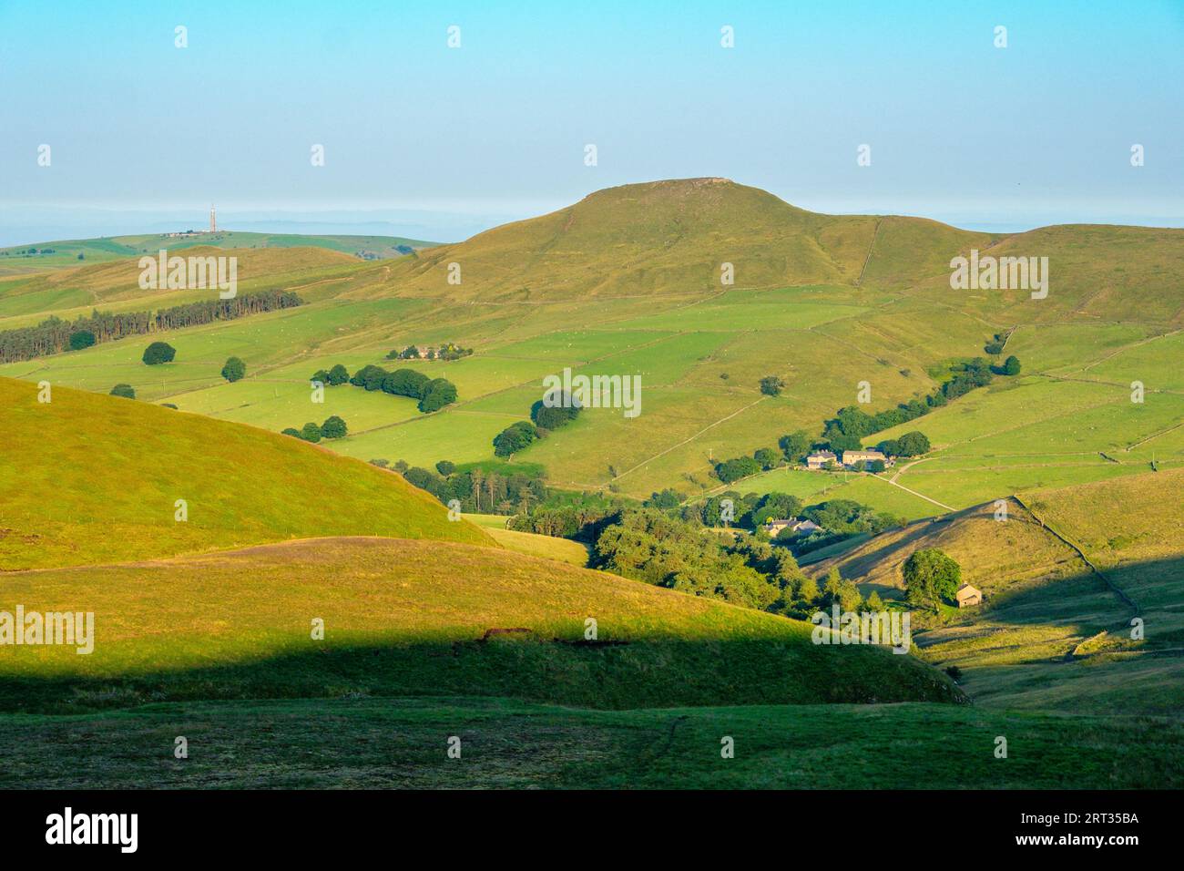 Shutlingsloe Hill dans le parc national de Peak District Banque D'Images