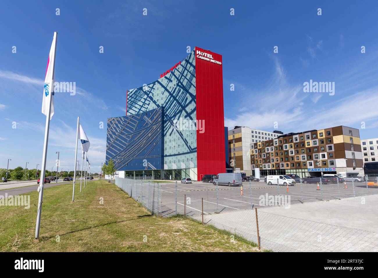 Copenhague, Danemark, 22 mai 2018 : vue extérieure du Cabinn Metro Hotel Banque D'Images