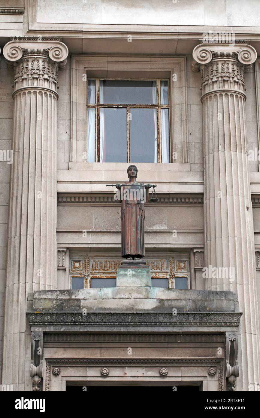 Conçu pour la National provincial Bank of England par leurs architectes internes F. C. R. Palmer et W. F. C Holden et construit en 1926-27 Banque D'Images
