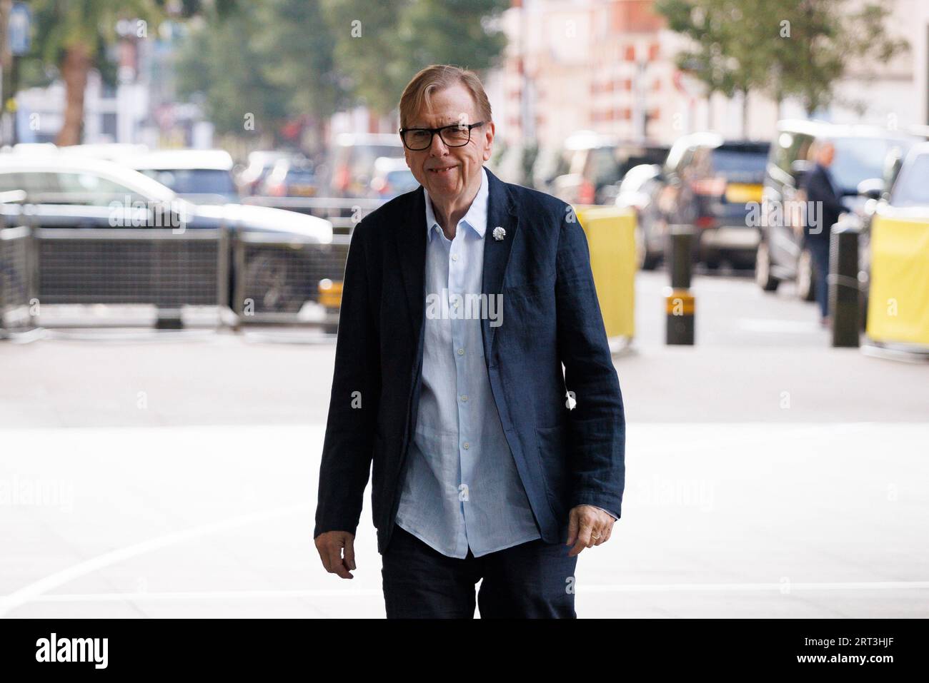 L'acteur Timothy Spall arrive à la BBC avant l'émission politique dimanche avec Laura Kuenssberg. Photo prise le 3 septembre 2023. © Belinda jiao jiao.bili Banque D'Images