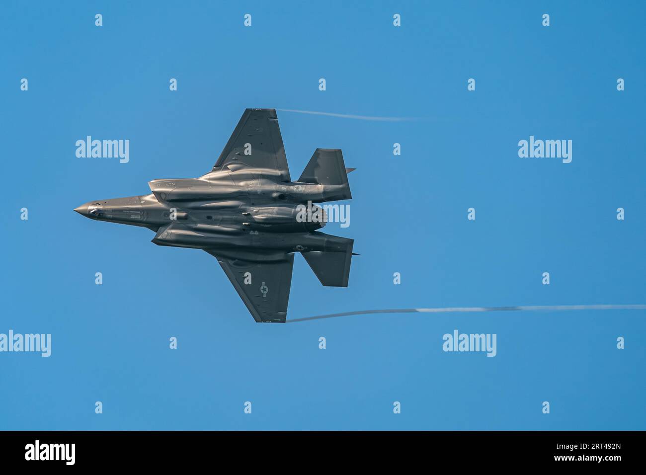 BELGIQUE 9 septembre 2023, passe à grande vitesse dans le F-35 Lightning II Banque D'Images