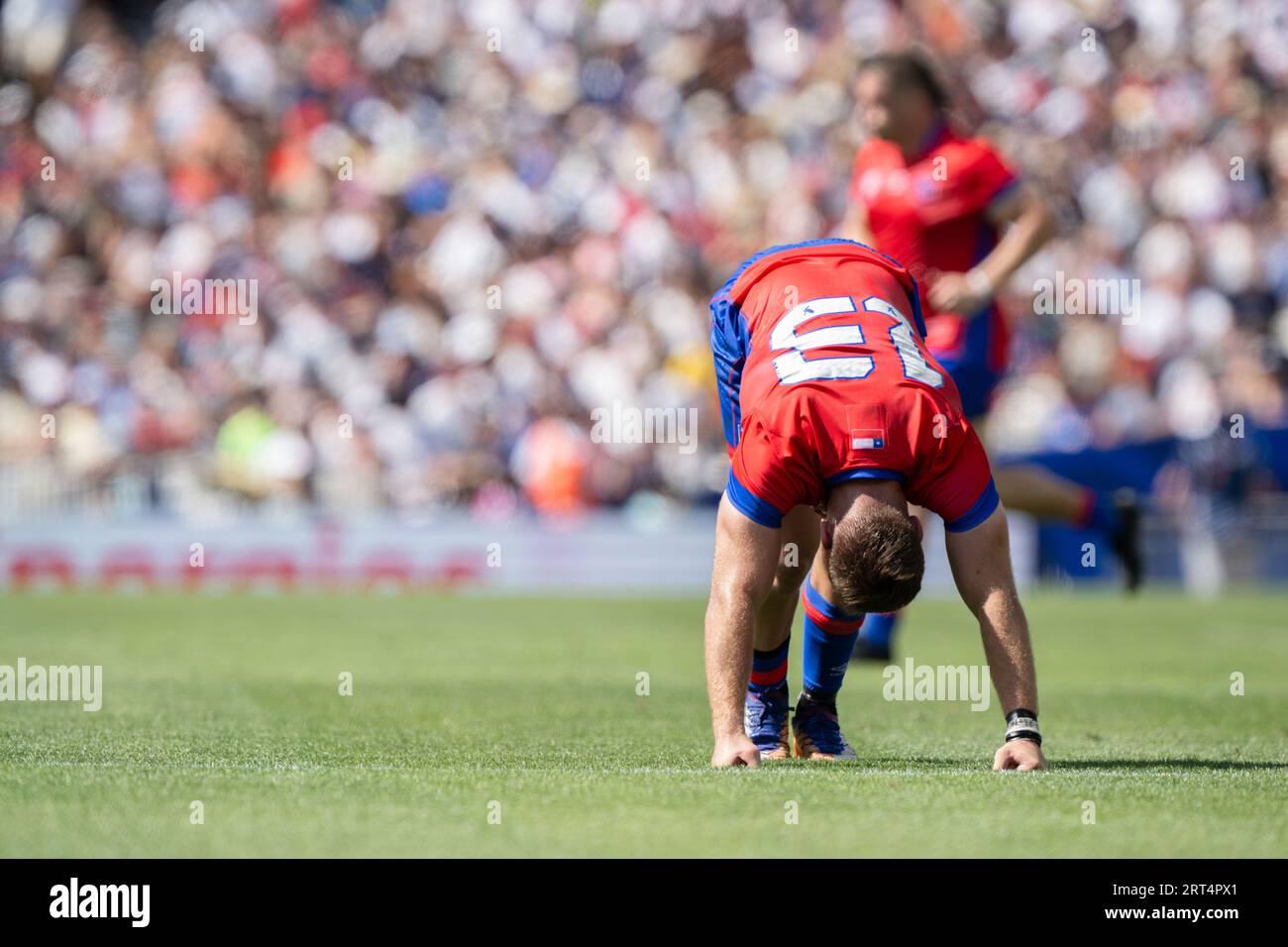 Lors de la coupe du monde de rugby 2023, match de la poule D entre le Japon et le Chili au Stade