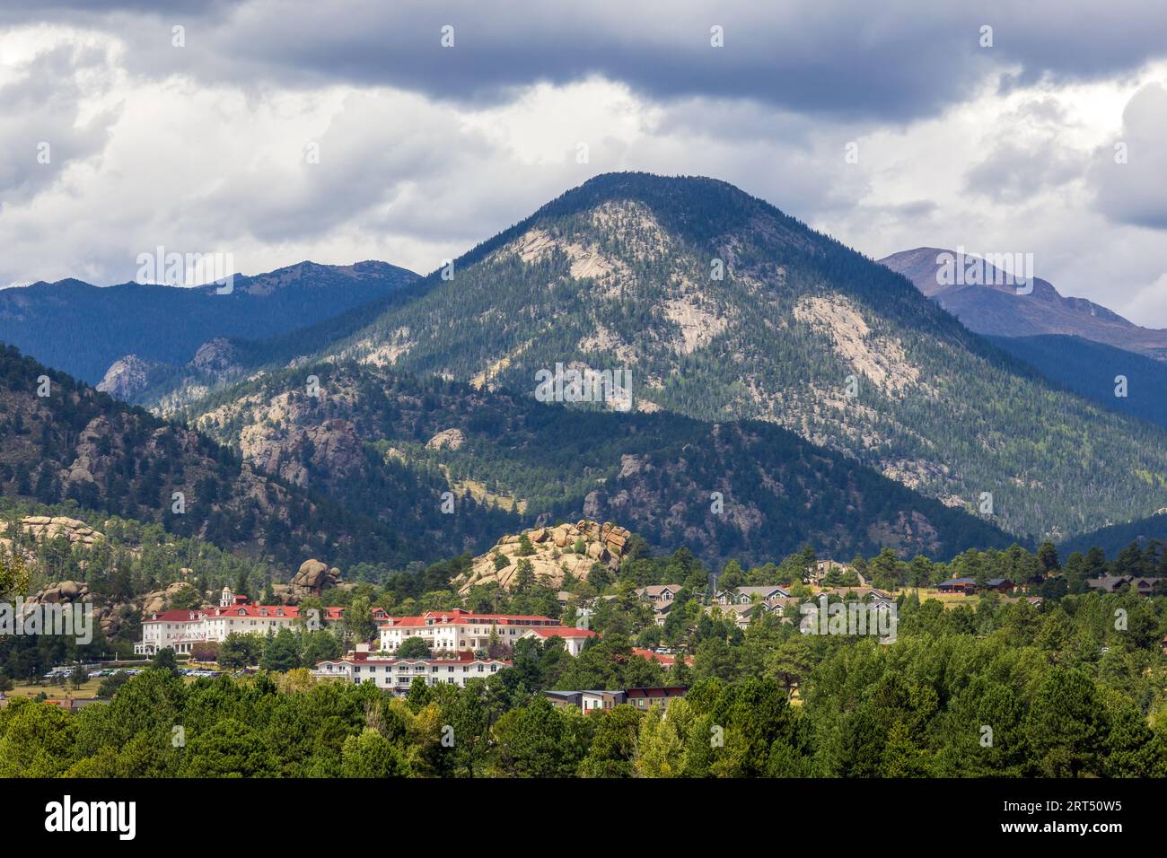 Estes Park, Colorado. Paysage des montagnes Rocheuses près du lac Estes Banque D'Images