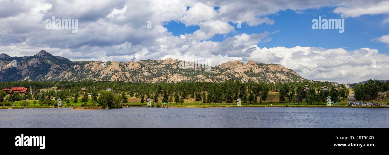 Estes Park, Colorado. Paysage des montagnes Rocheuses près du lac Estes Banque D'Images