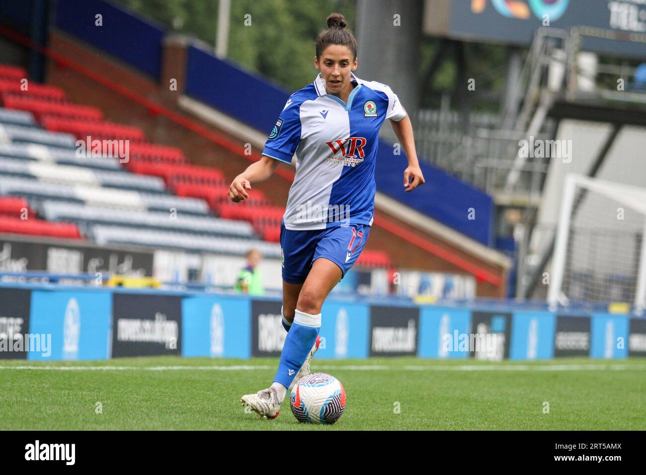 Blacburn, Royaume-Uni. 10 septembre 2023. Blackburn, Angleterre, 10 septembre 2023 ; Millie Chandarana (17 Blackburn Rovers) contrôle le ballon lors du match contre Sheffield United à Ewood Park, Blackburn, Angleterre le 10 septembre 2023 (Sean Chandler/SPP) crédit : SPP Sport Press photo. /Alamy Live News Banque D'Images