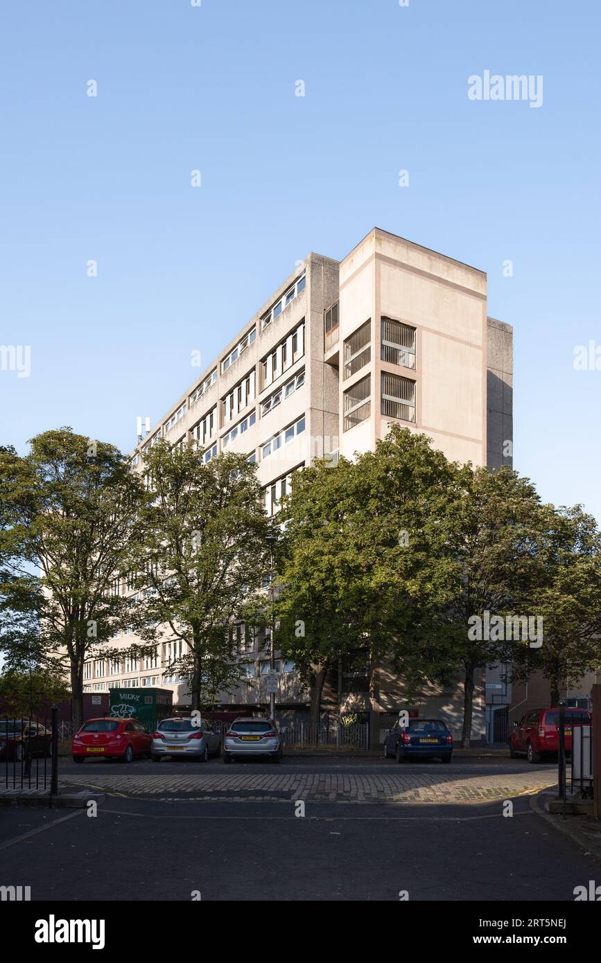 Édimbourg, Écosse, Royaume-Uni - Cables Wynd House (Banana Flats) par Alison & Hutchison & Partners Banque D'Images