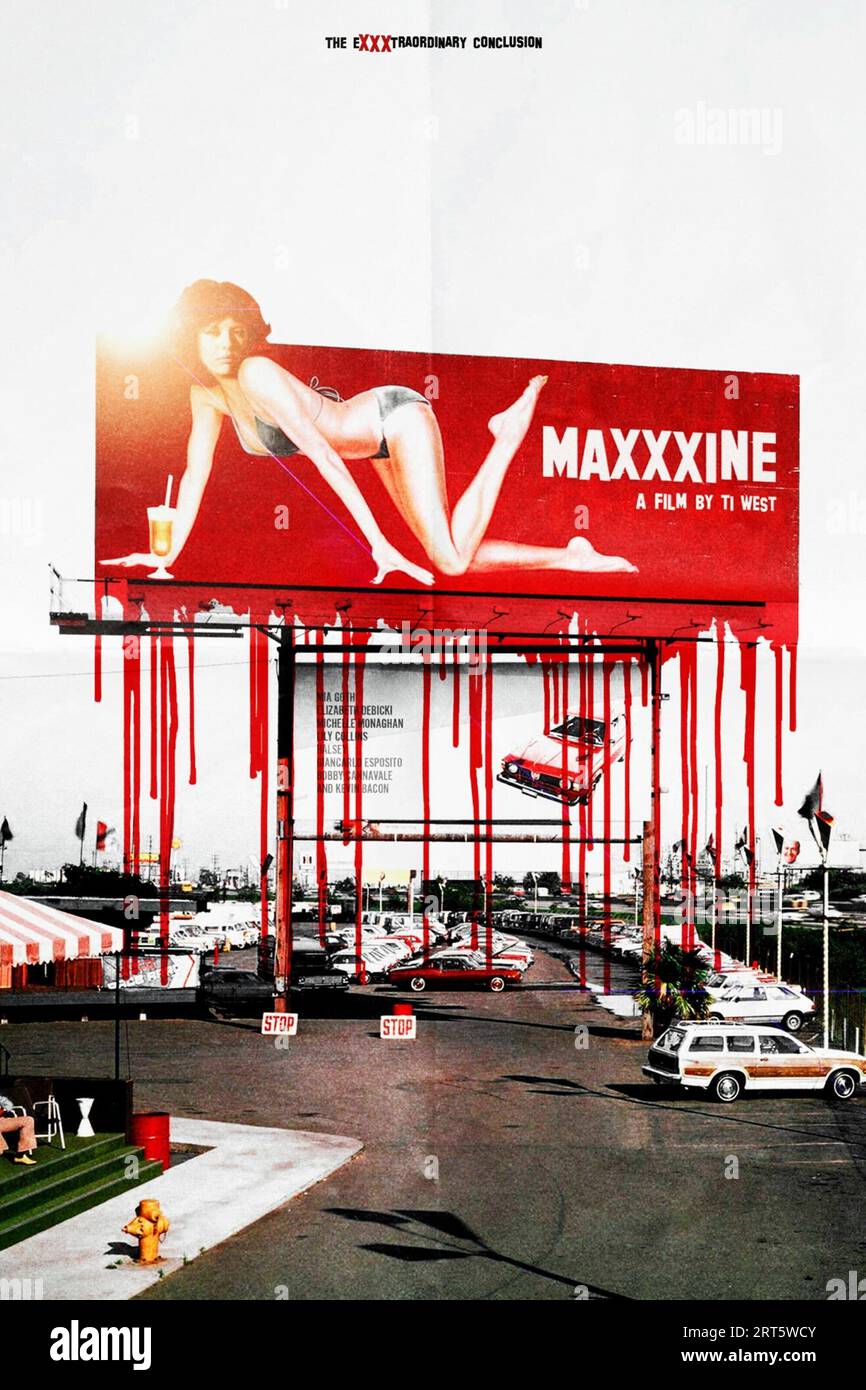 MAXXXINE (2024), réalisé par TI WEST. Crédit : A24 / Bron Creative / Album Banque D'Images