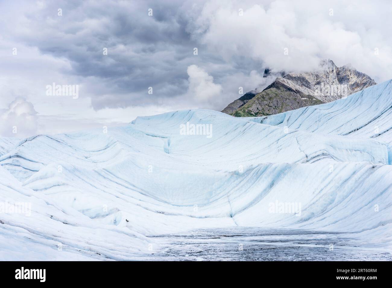 Root Glacier Wrangell St. Elias National Park et préserver l'Alaska Banque D'Images