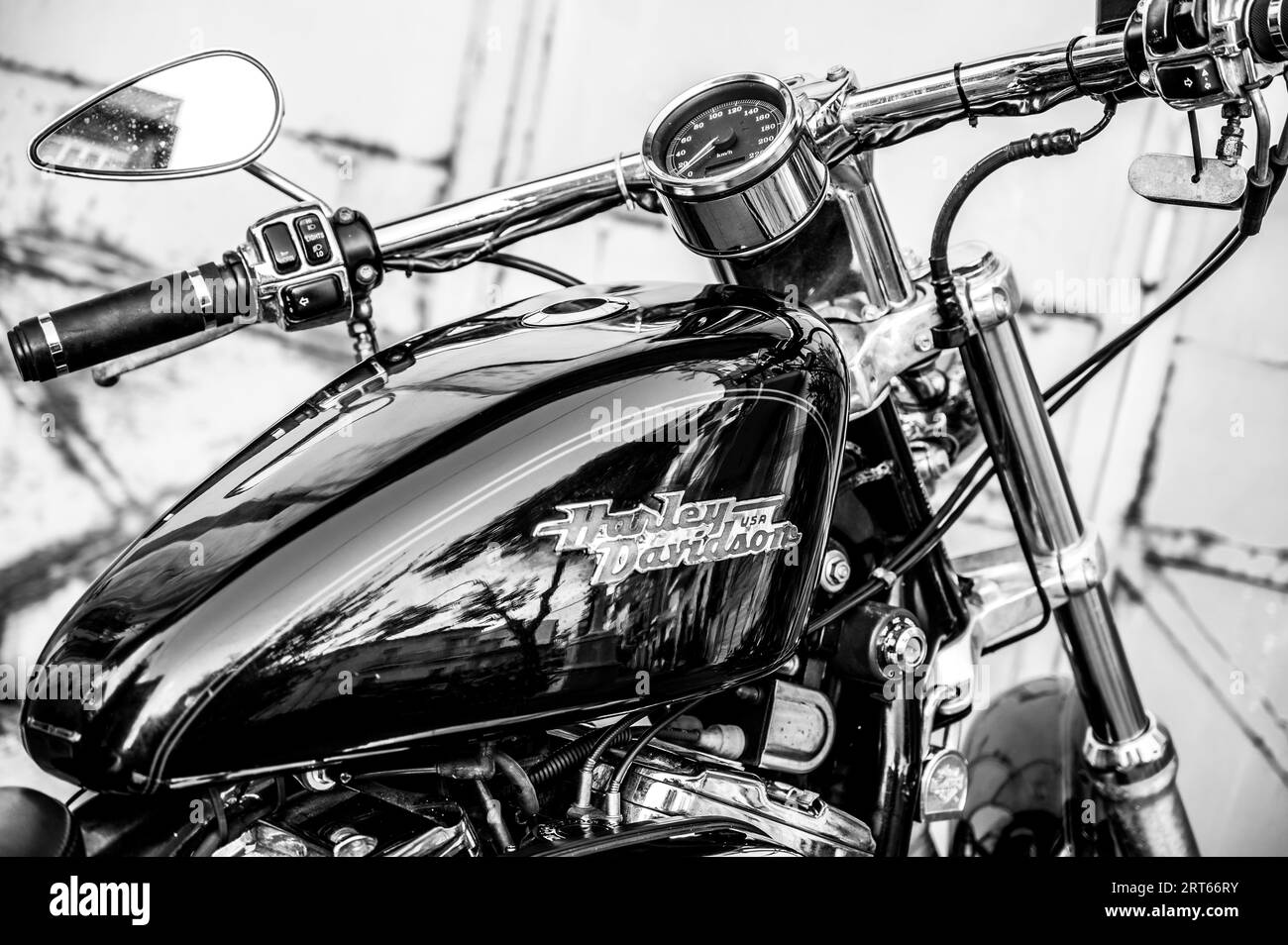 Harley davidson legendary motorcycle Banque de photographies et d ...