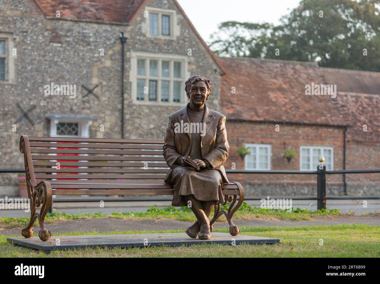 Statue d'Agatha Christie Banque D'Images