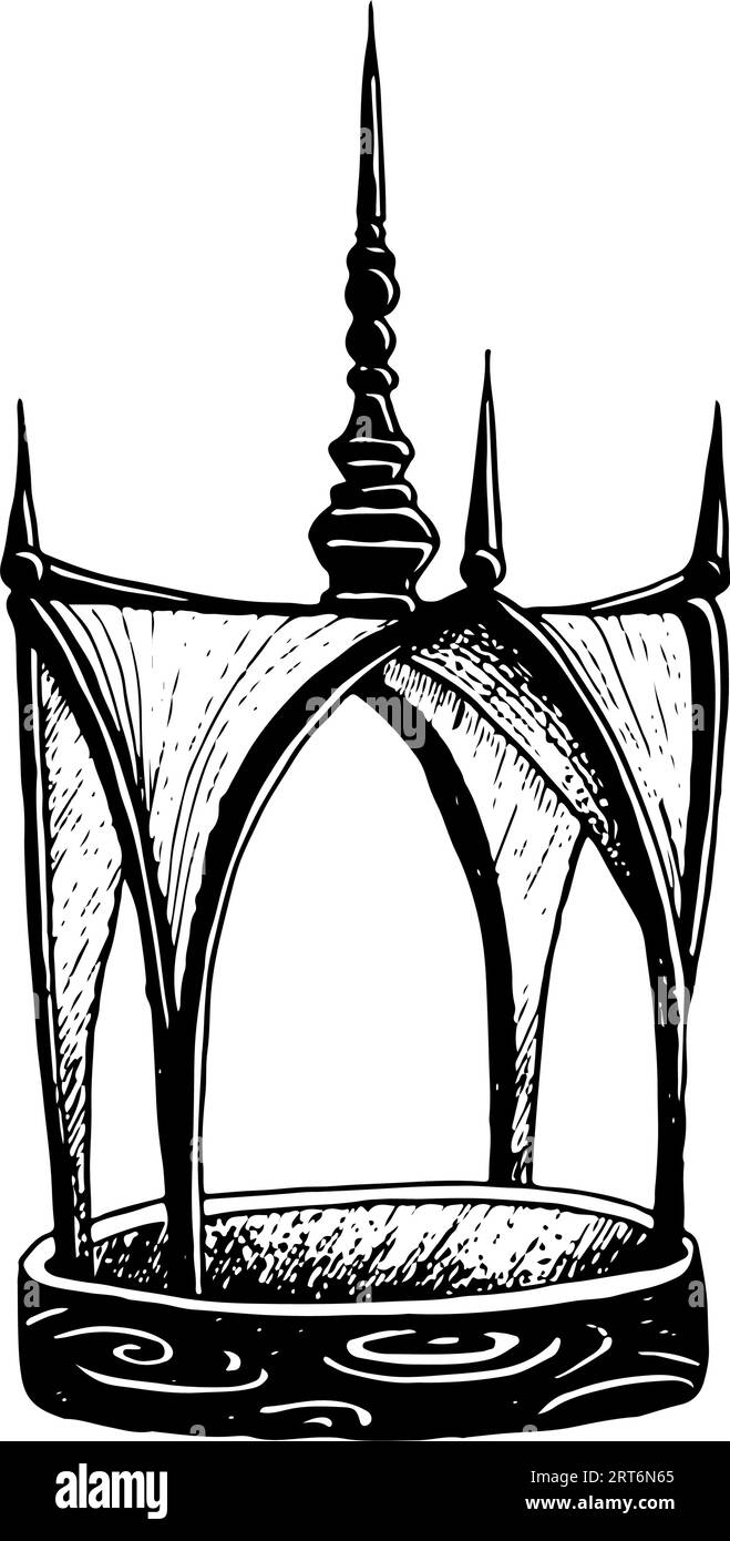 Illustration dessinée à la main du bâtiment de pavillon asiatique de vecteur. Maison de pagode traditionnelle d'architecture japonaise ou népalaise de bâtiment esquisse d'encre. Illustration de Vecteur Illustration dessinée à la main du bâtiment de pavillon asiatique de vecteur. Maison de pagode traditionnelle d'architecture japonaise ou népalaise de bâtiment esquisse d'encre. Illustration de Vecteur