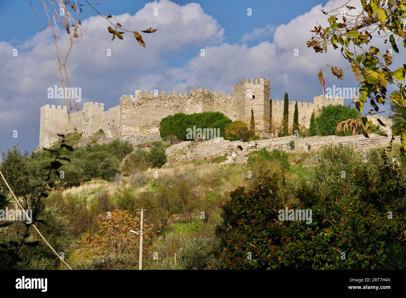 Le château de Kale Camii près du temple d'Artemis. Selçuk, İzmir. Türkiye Banque D'Images