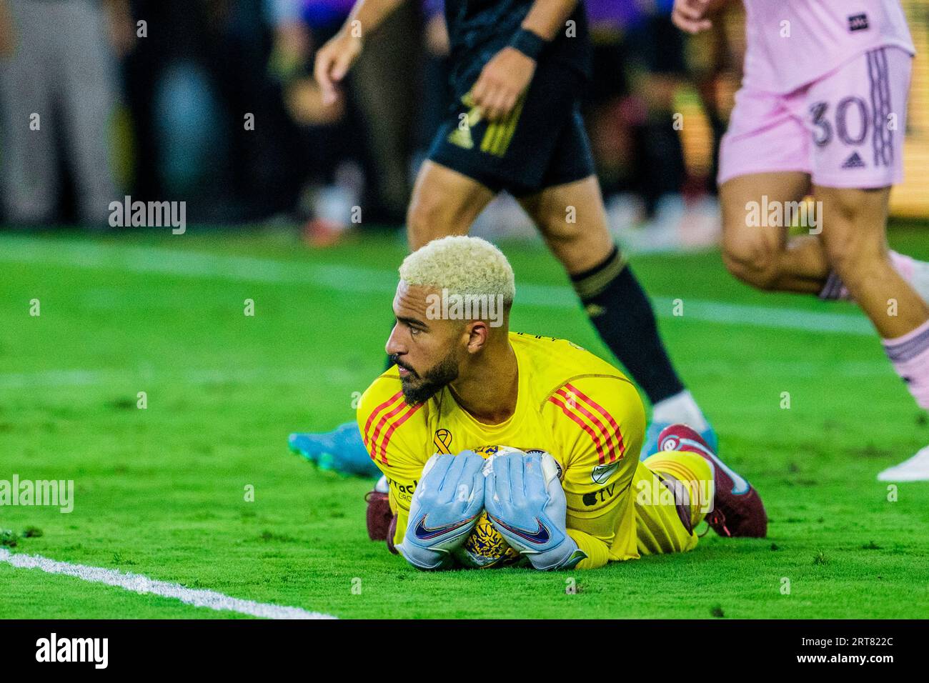 Los Angeles, États-Unis. 04 septembre 2023. Le gardien Drake Callender de l'Inter Miami CF vu lors du match de la MLS entre le Los Angeles FC et l'Inter Miami CF au BMO Stadium de Los Angeles. Banque D'Images