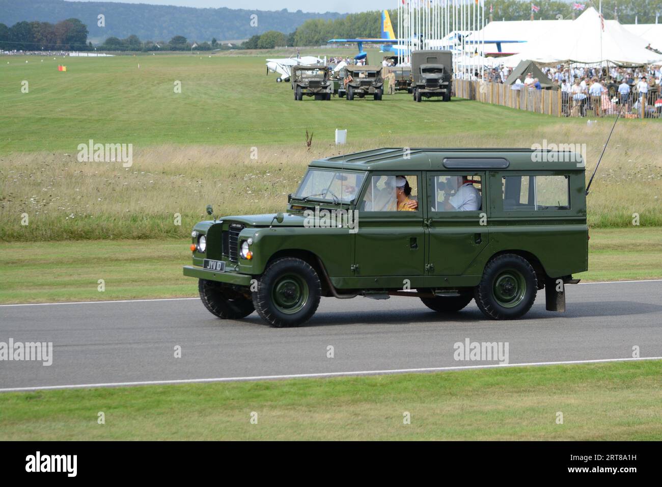 Series IIa Land Rover Station Wagon - véhicule officiel de HM Queen Elizabeth II Banque D'Images