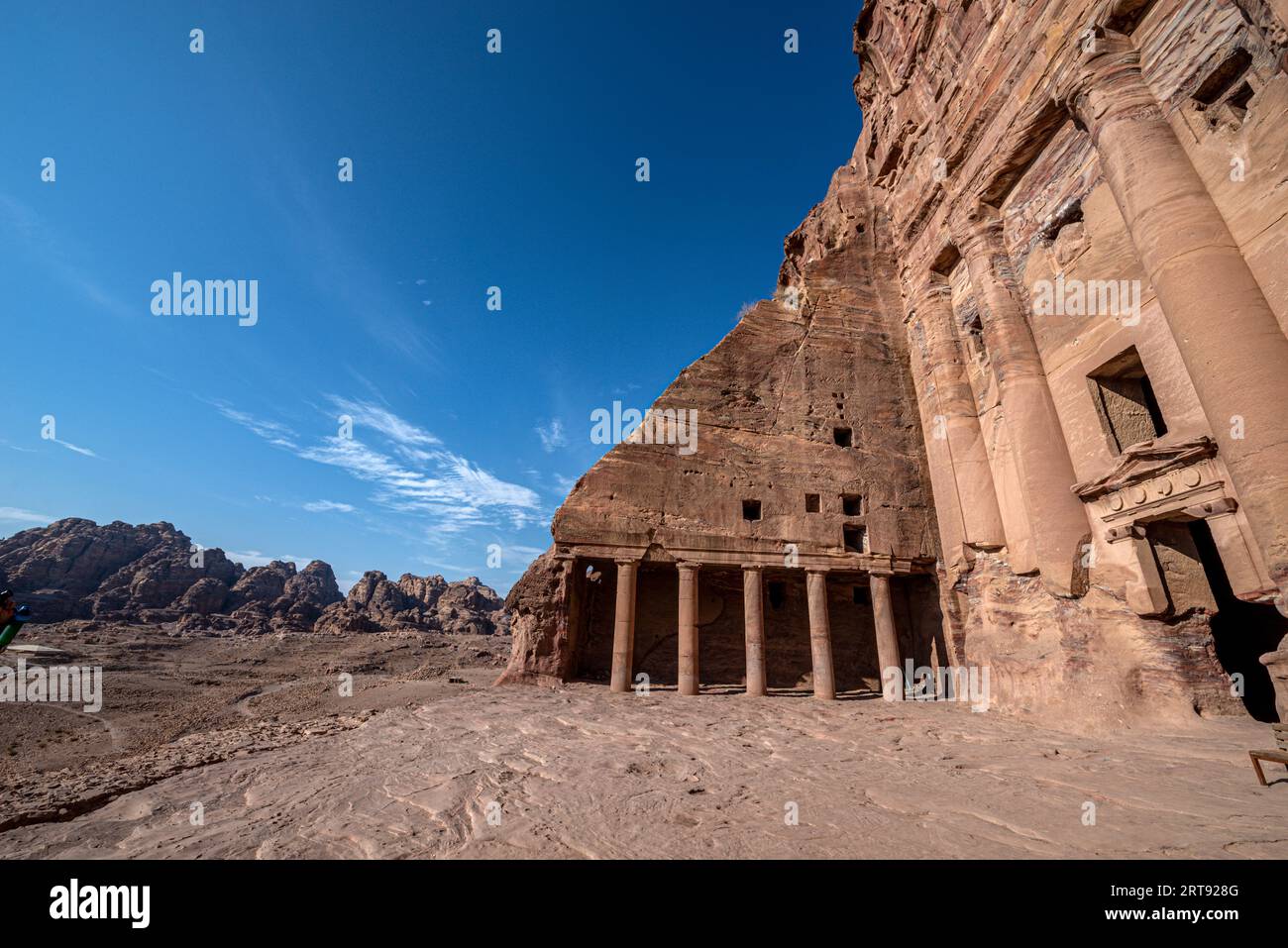 Site archéologique de Petra, Jordanie Banque D'Images