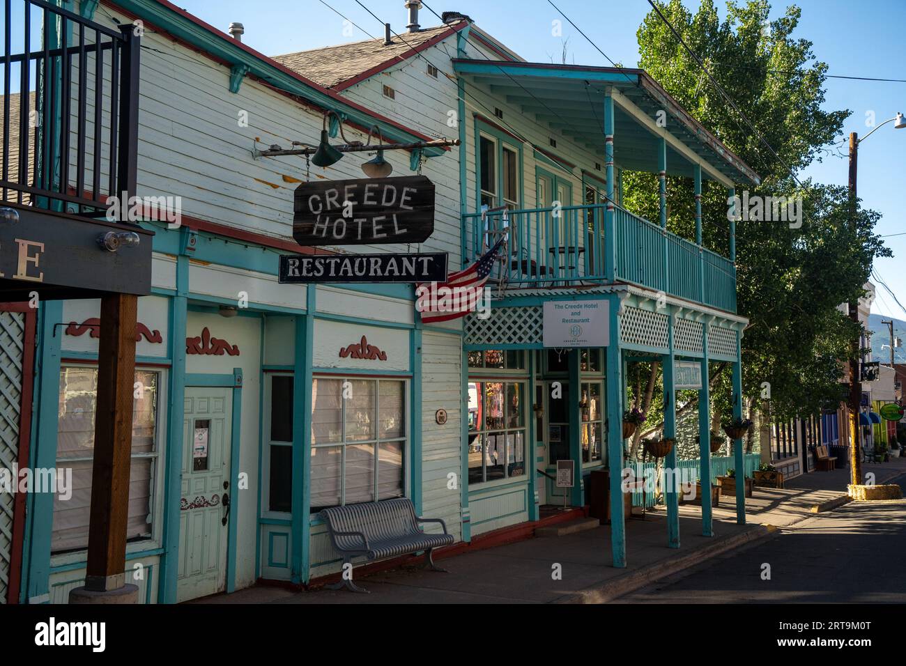 Creede Hôtel à Creede Colorado Banque D'Images