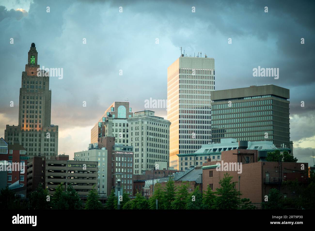 Providence centre-ville Banque D'Images