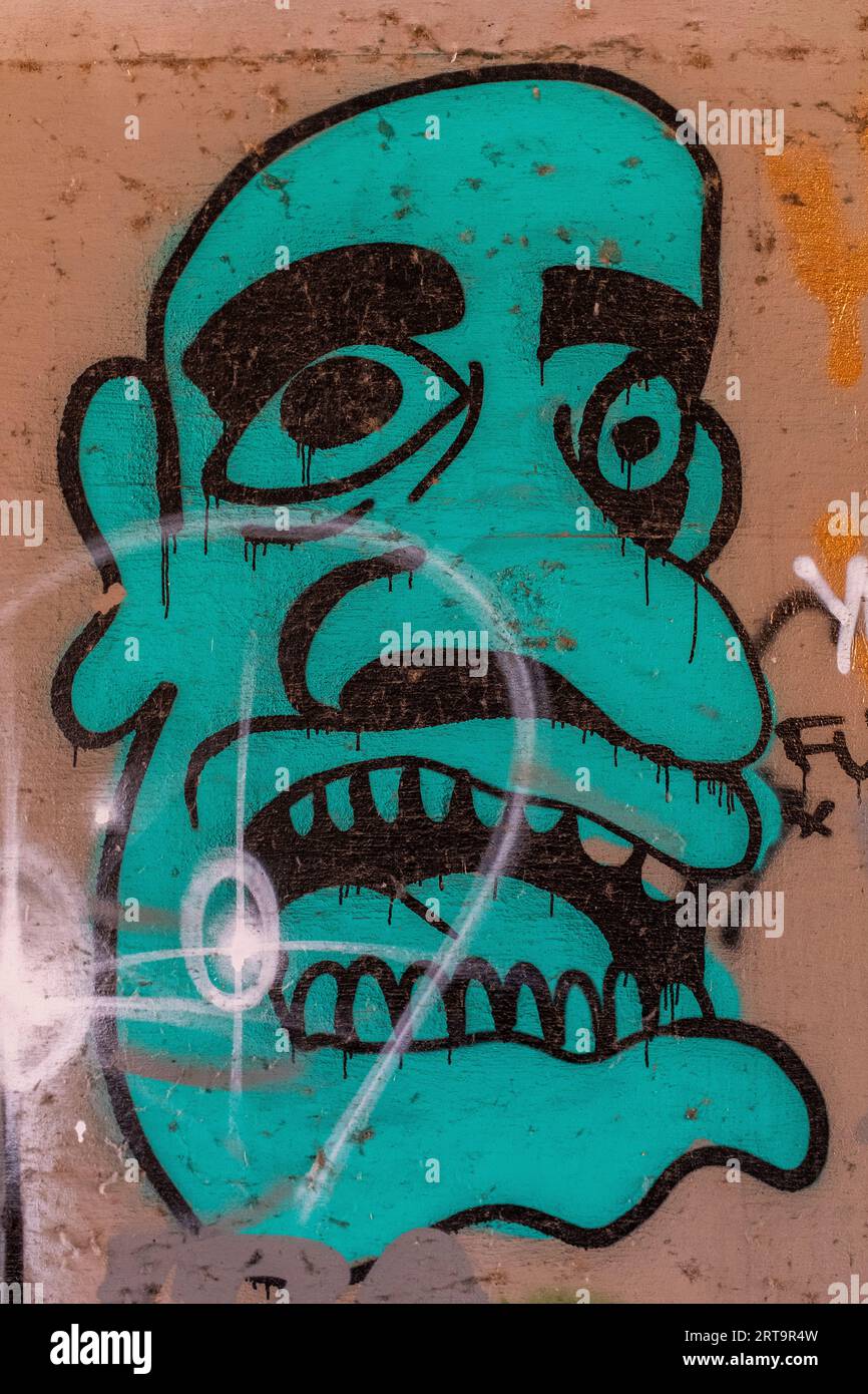 graffiti à Albuquerque, Nouveau-Mexique Banque D'Images