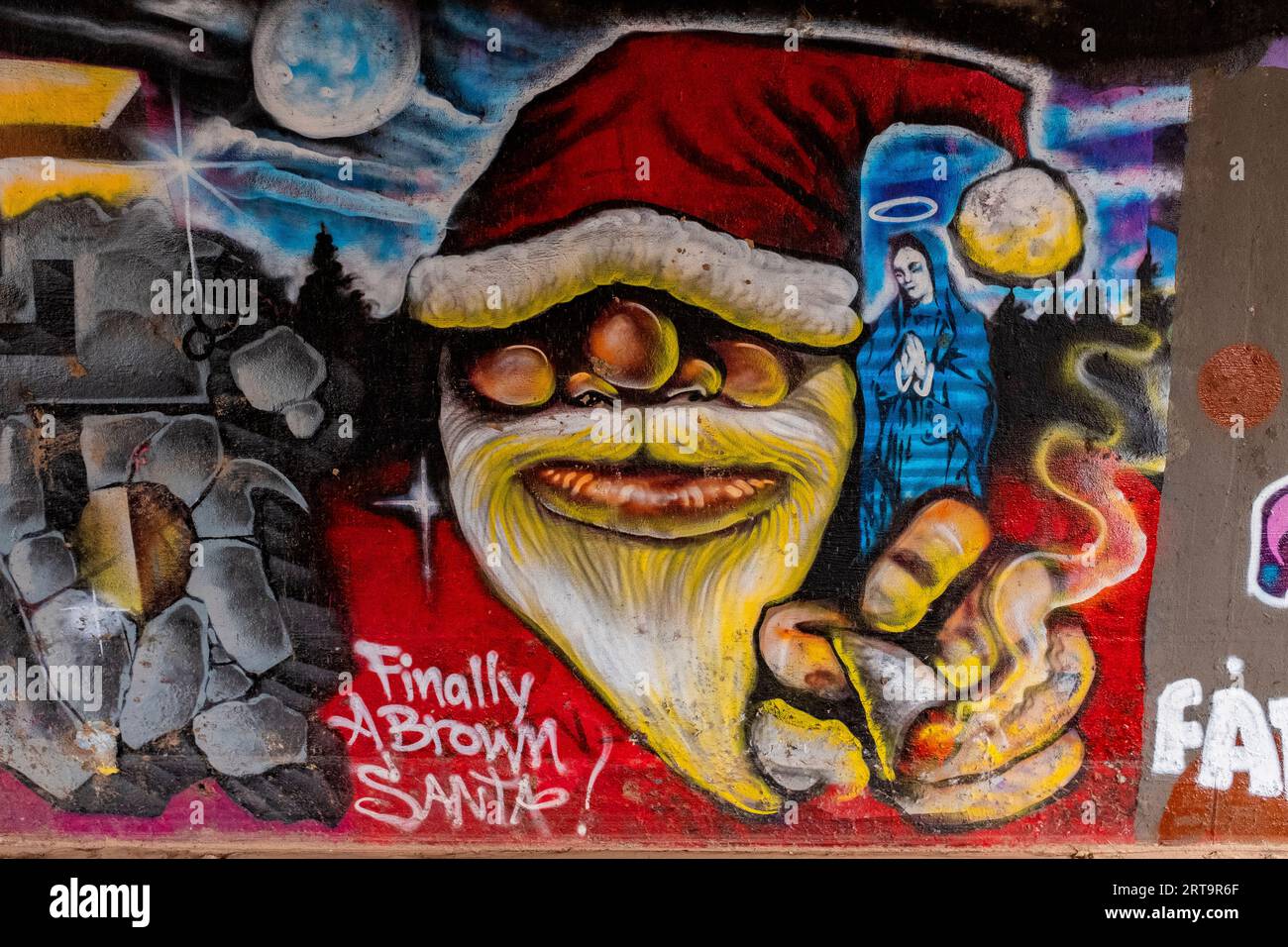 graffiti à Albuquerque, Nouveau-Mexique Banque D'Images