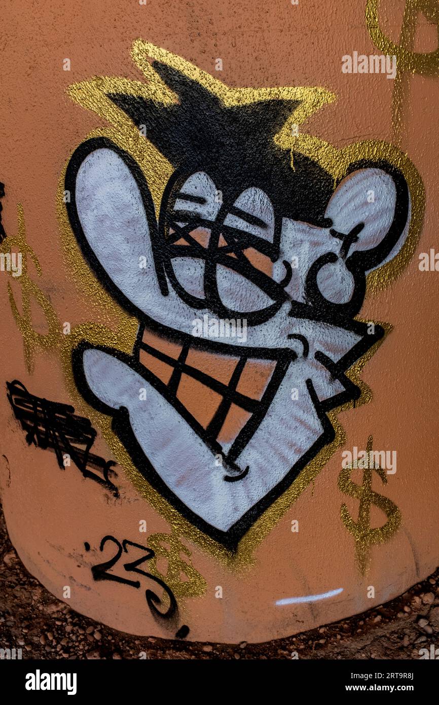graffiti à Albuquerque, Nouveau-Mexique Banque D'Images