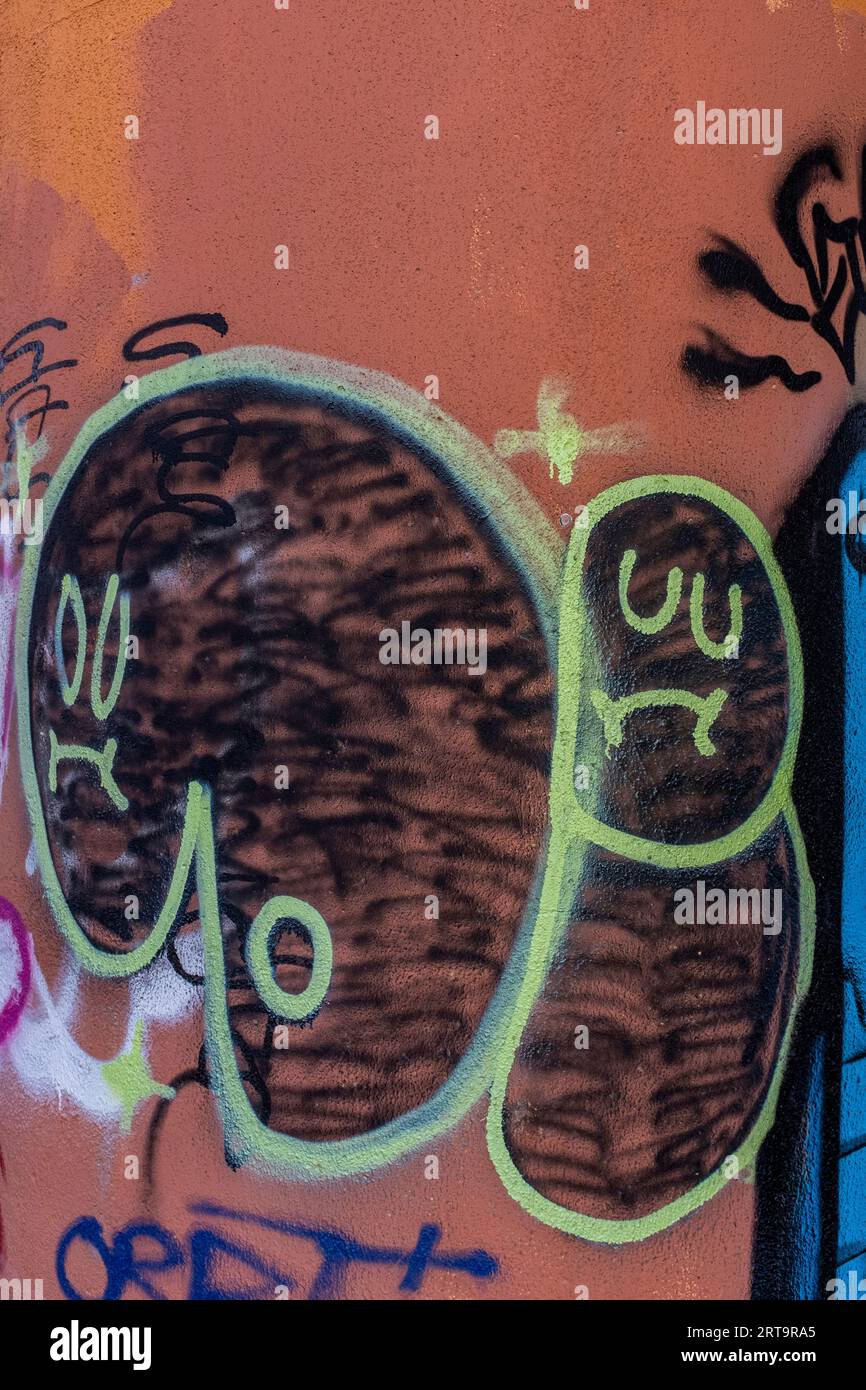 graffiti à Albuquerque, Nouveau-Mexique Banque D'Images