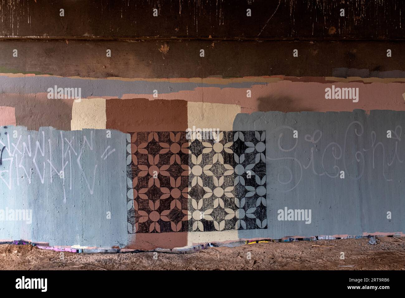 graffiti à Albuquerque, Nouveau-Mexique Banque D'Images