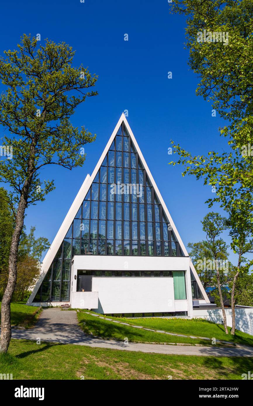 Cathédrale arctique, Troms og Finnmark, Tromso, Norvège Banque D'Images