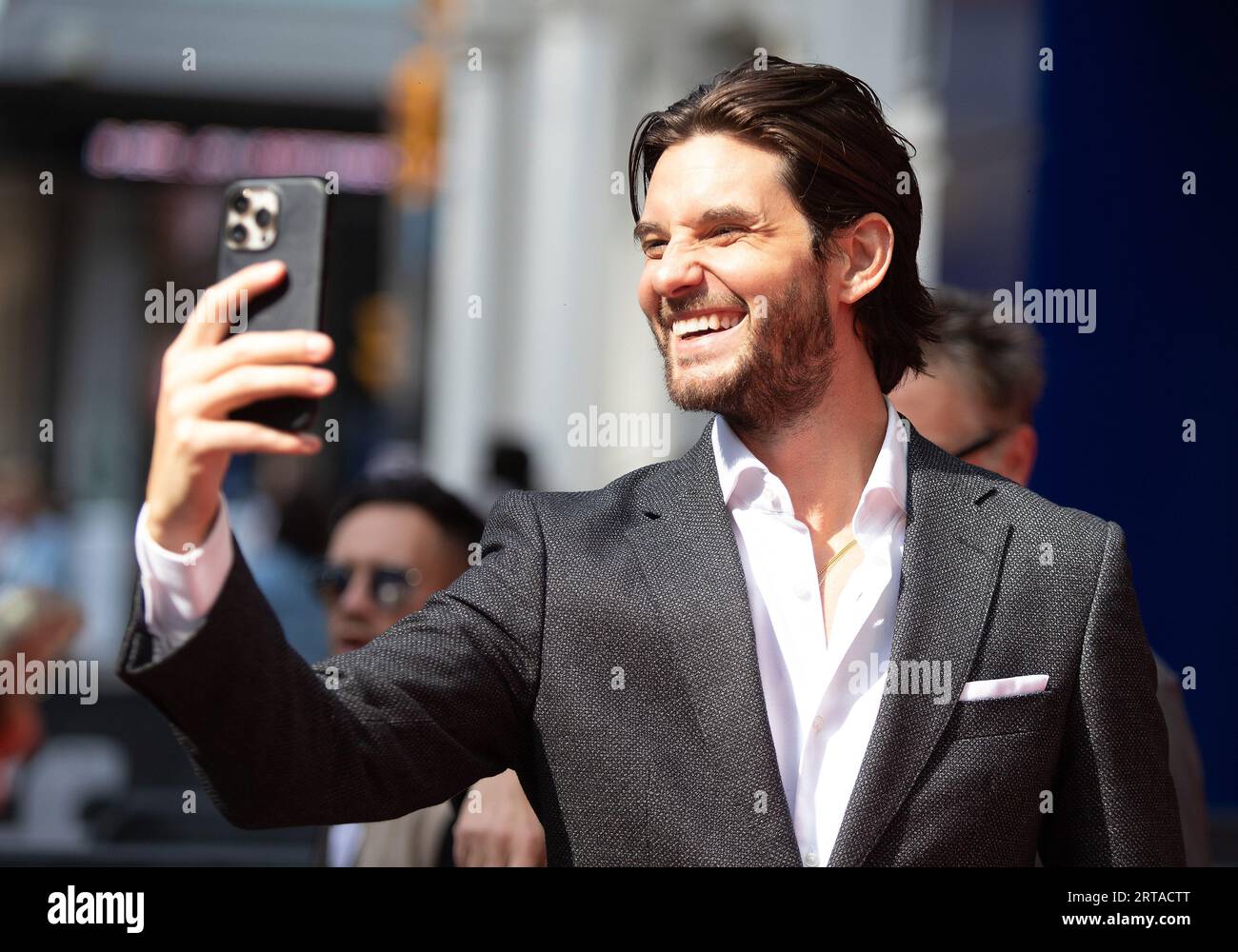 Toronto, Canada. 11 septembre 2023. Ben Barnes assiste à la première de « The Critic » au Festival international du film de Toronto 2023 au Princess of Wales Theatre le 11 septembre 2023 à Toronto, en Ontario. Photo : PICJER/imageSPACE crédit : Imagespace/Alamy Live News Banque D'Images