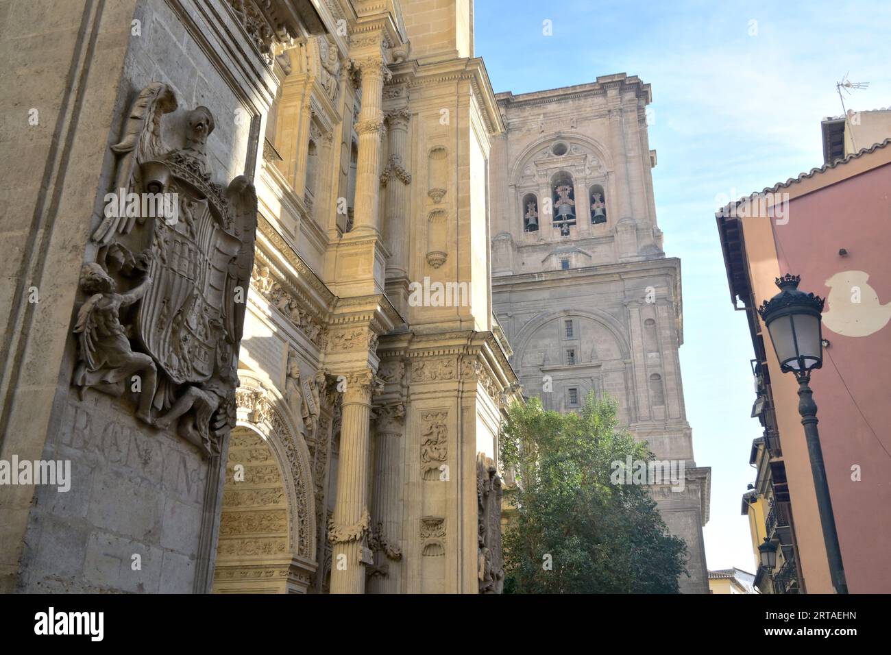 Dans la vieille ville à la Catedral, Grenade, Andalousie, Espagne Banque D'Images