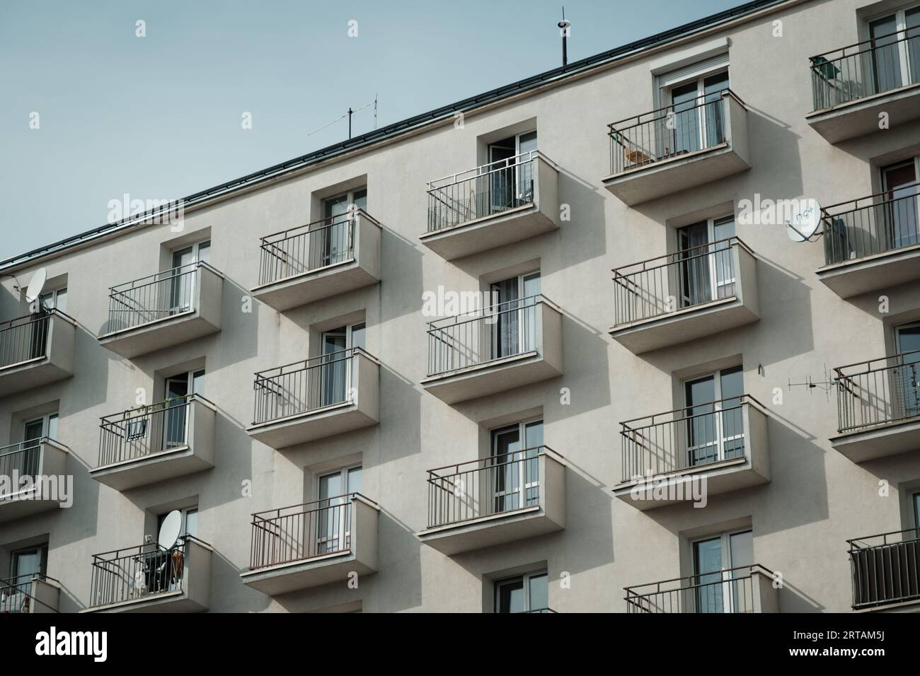 Architecture à Łódź, Pologne Banque D'Images