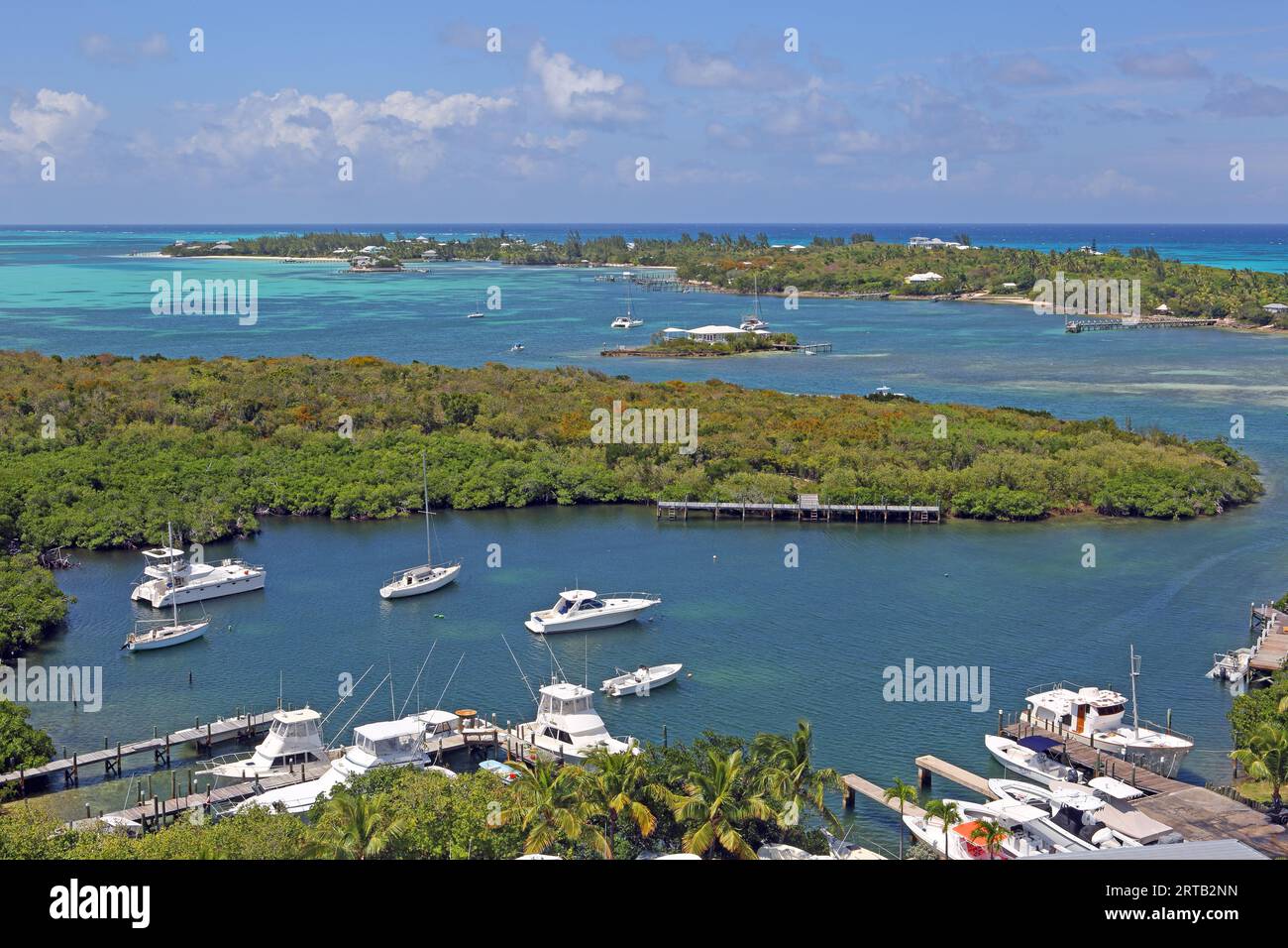 Hope Town, Elbow Cay, Abacos Islands, Bahamas Banque D'Images