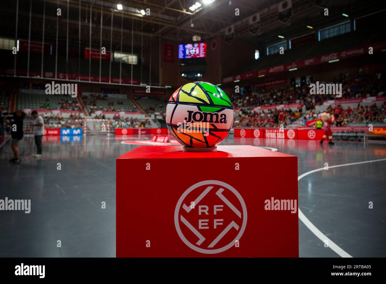 9 septembre 2023, Murcie Espagne ElPozo Murcia FS vs Inter Movistar FS League Match Primera division Indoor Soccer Palacio de los Deportes de Murcia SP Banque D'Images