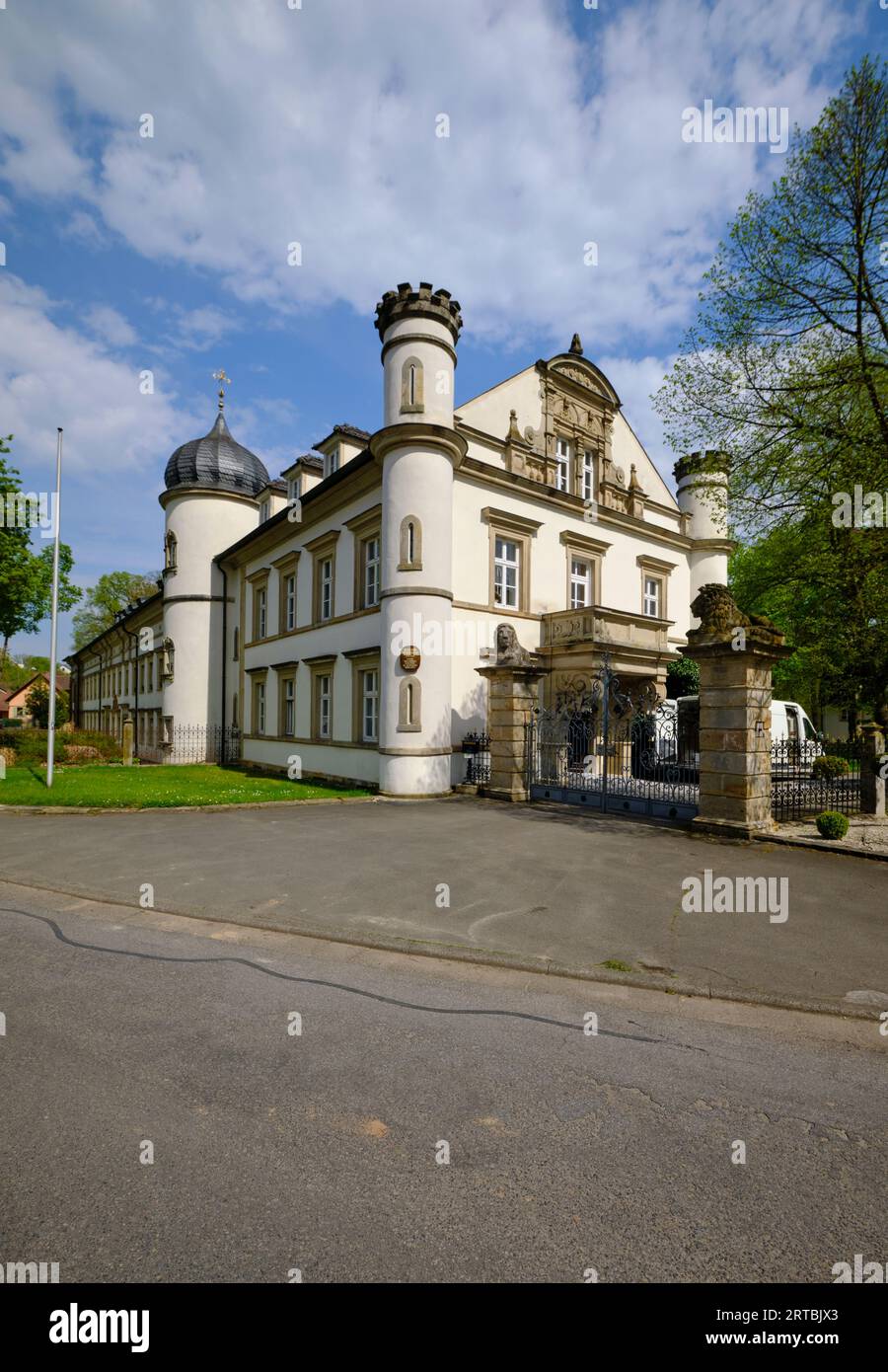 Château à Ditterswind, district de Maroldsweisach, district de Haßfurt, Basse-Franconie, Franconie, Bavière, Allemagne Banque D'Images