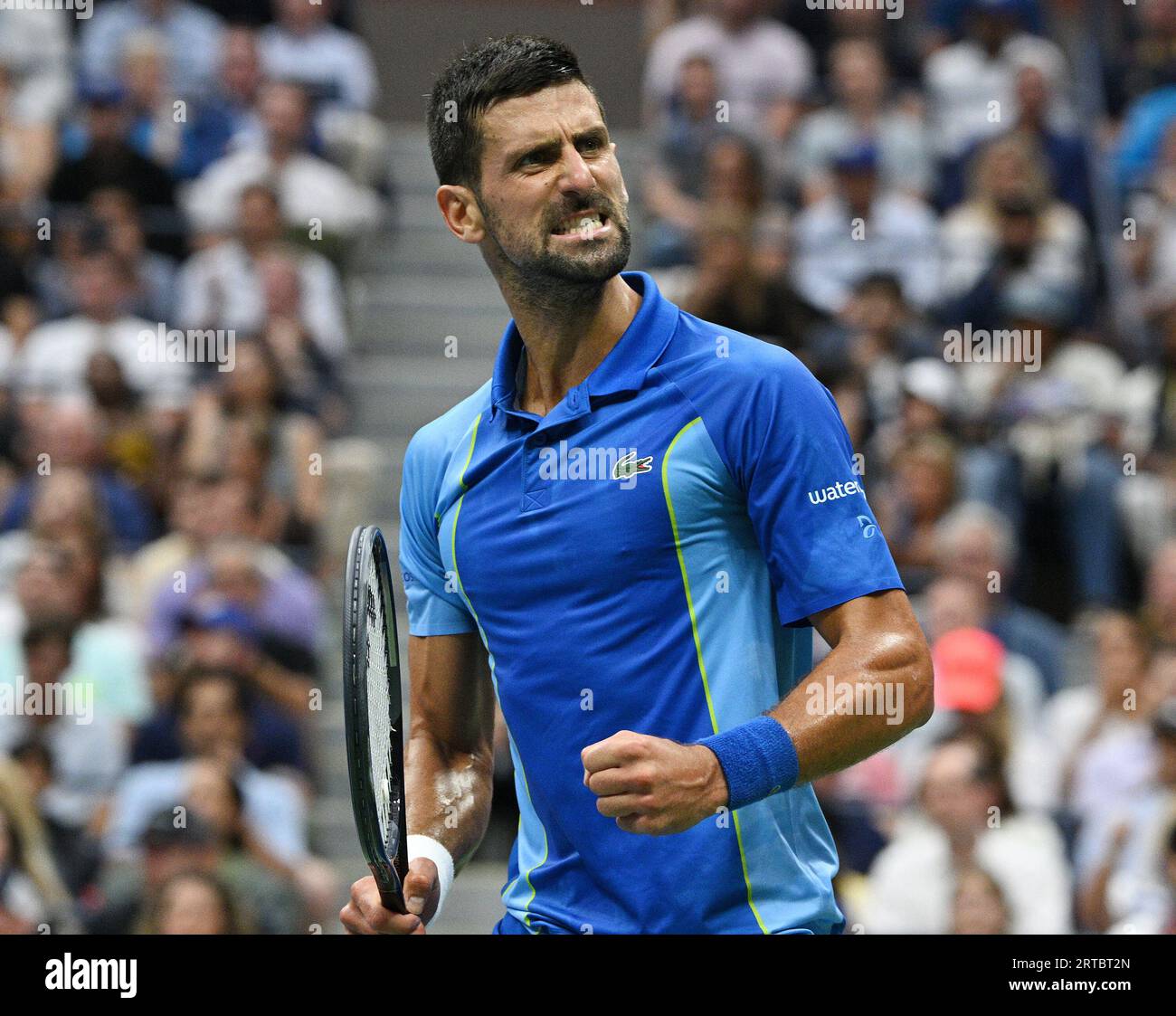 US Open Flushing Meadows New York 10/09/2023 jour 14 Novak Djokovic (SRB) finale des singles hommes photo Roger Parker International Sports Fotos Ltd Banque D'Images