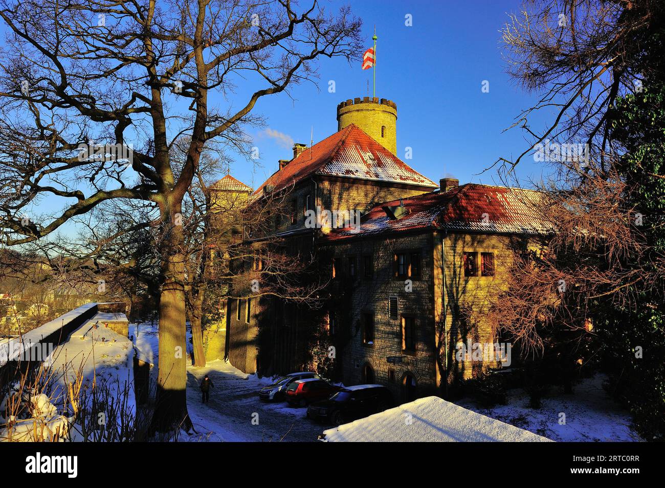 Bielefeld, voyage Sparrenburg, plein air, hiver, ciel bleu, architecture, château, bielefeld, allemagne, photo Kazimierz Jurewicz Banque D'Images