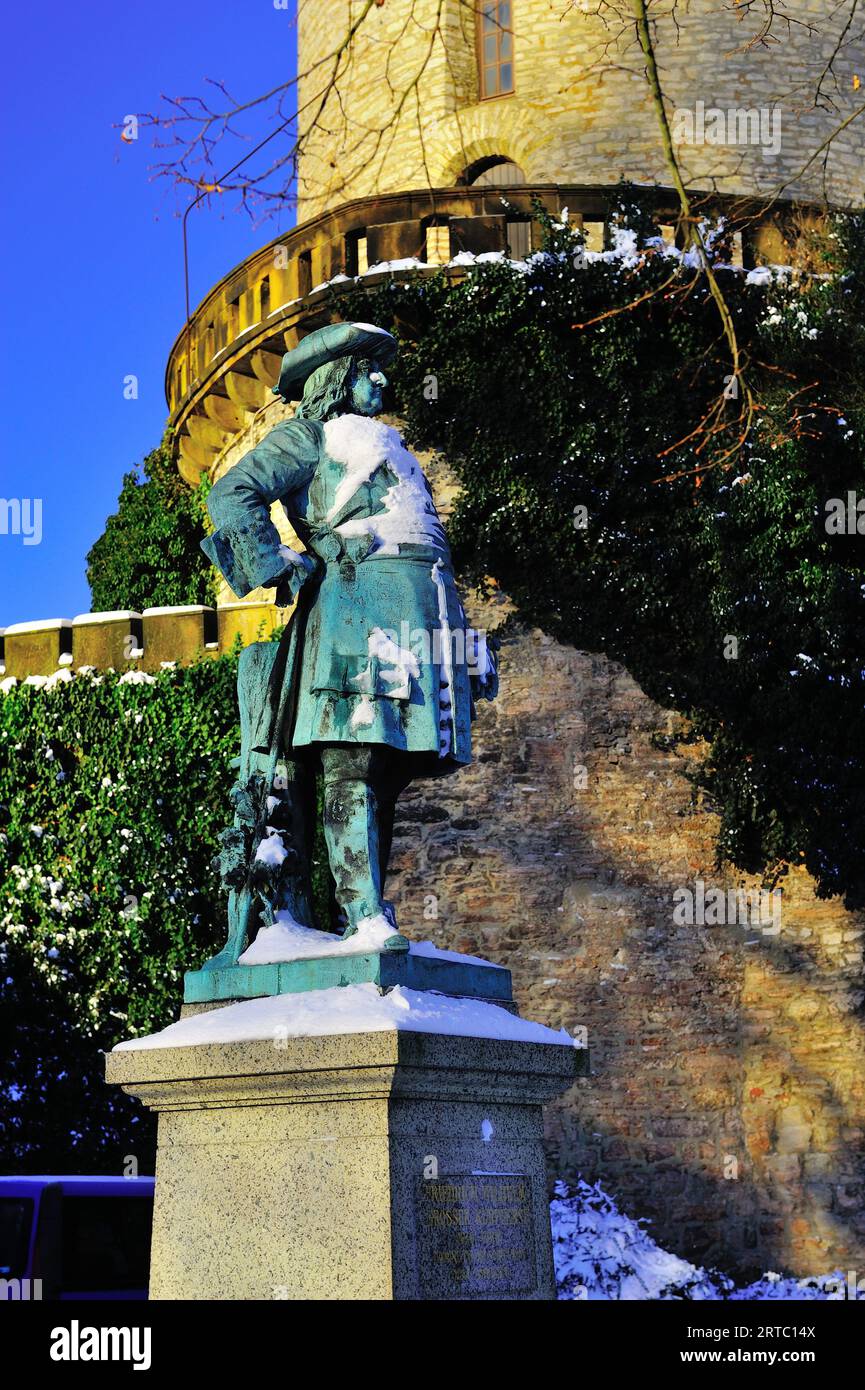Bielefeld, voyage Sparrenburg, plein air, hiver, ciel bleu, architecture, château, bielefeld, allemagne, photo Kazimierz Jurewicz Banque D'Images