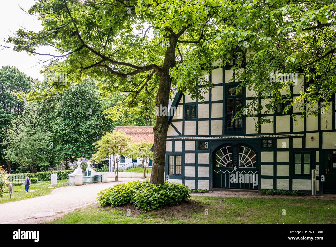 Barkenhoff, Heinrich Vogeler Museum, Worpswede, Basse-Saxe, Allemagne Banque D'Images