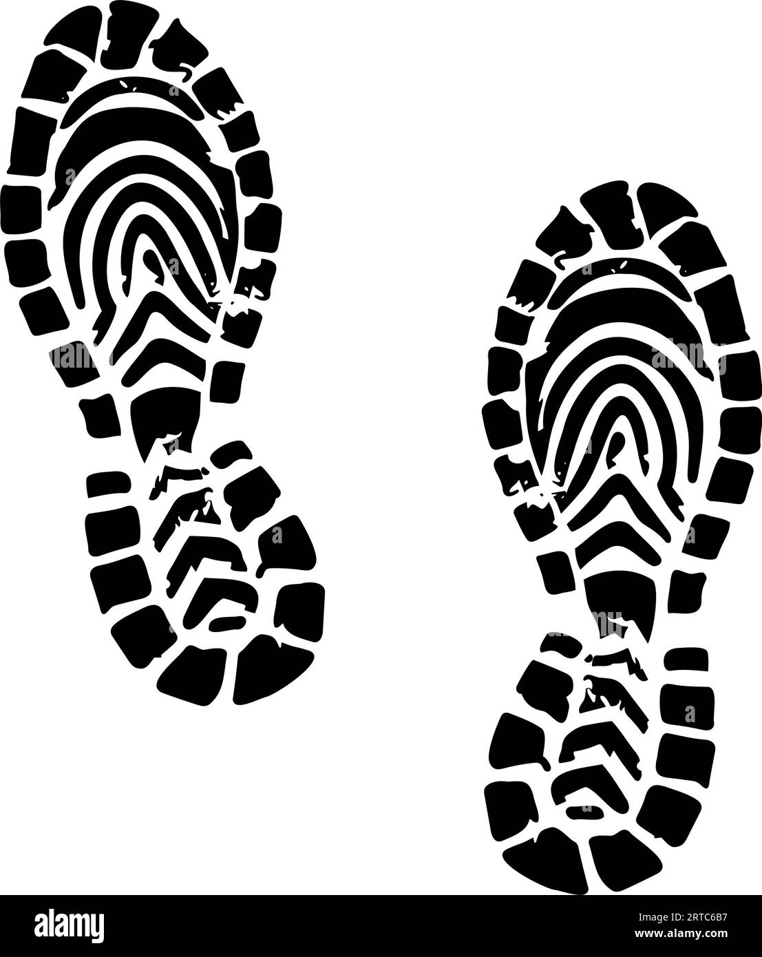Symbole de l'icône Footprints. Illustration vectorielle Illustration de Vecteur