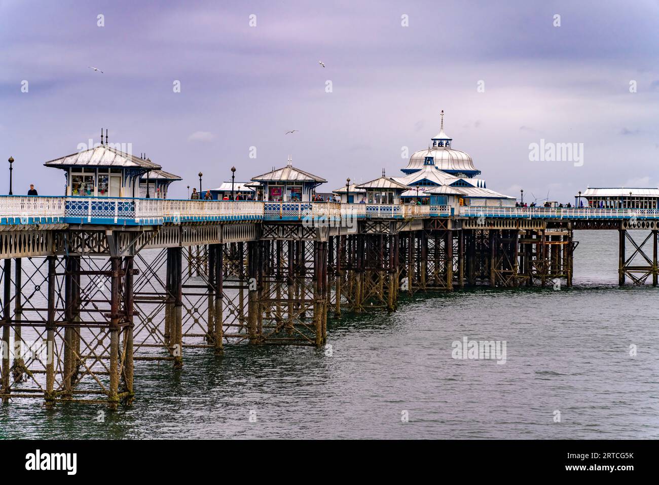 Le Victorian Pier dans la station balnéaire de Llandudno, pays de Galles, Royaume-Uni, Europe Banque D'Images