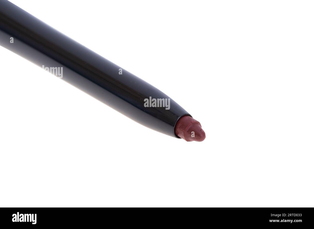crayon à lèvres isolé sur fond blanc Banque D'Images