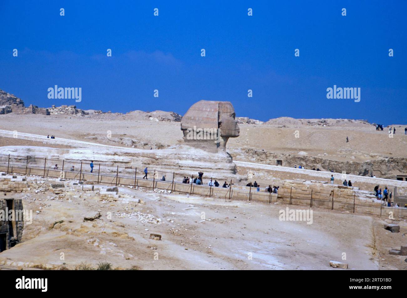 La Grande Pyramide de Gizeh Caire Egypte Banque D'Images