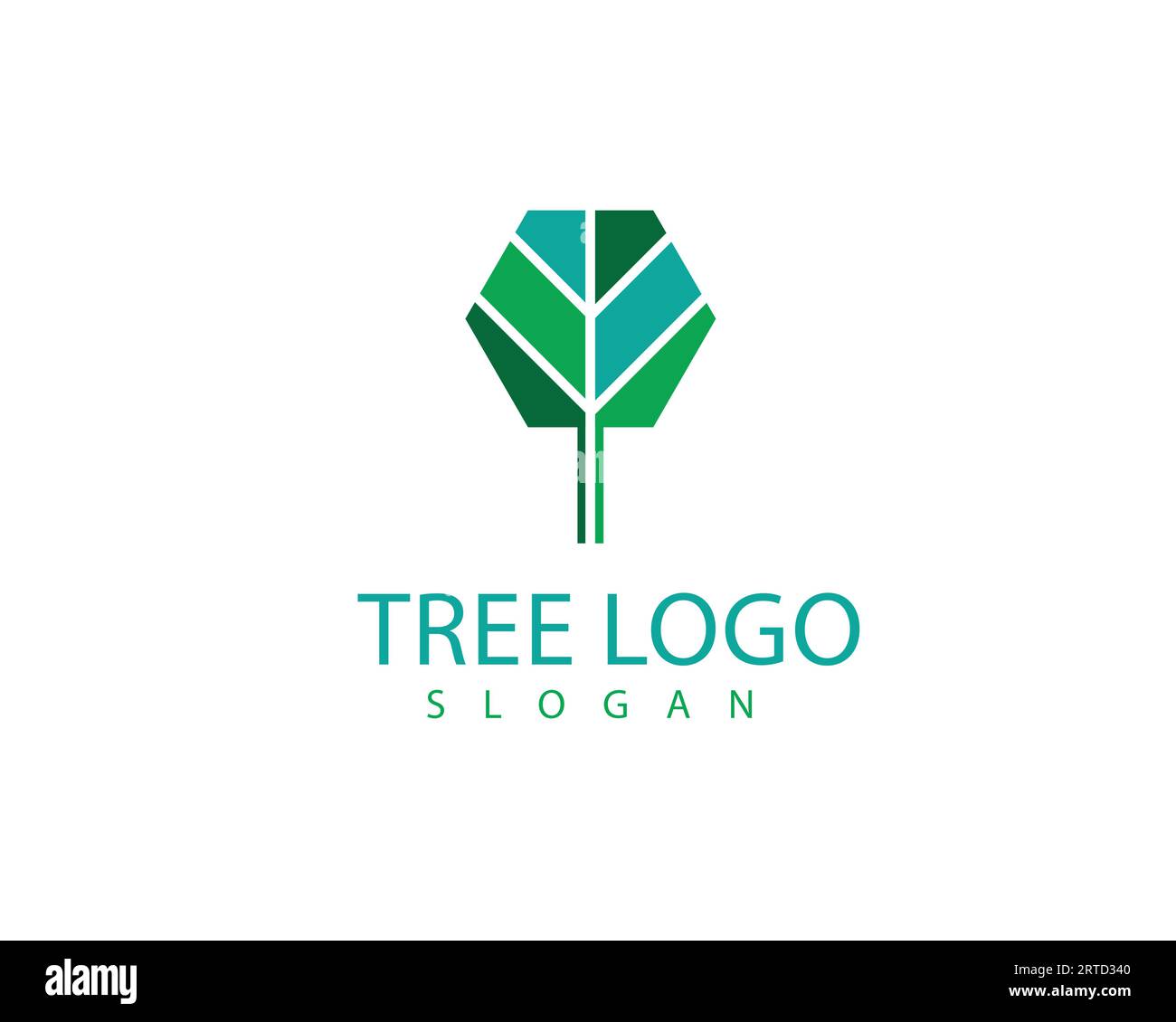 Modèle de vecteur de conception de logo d'arbre. Logo nature, environnement et écologie. Icône logo Tree pour vecteur de marque et modifiable Illustration de Vecteur