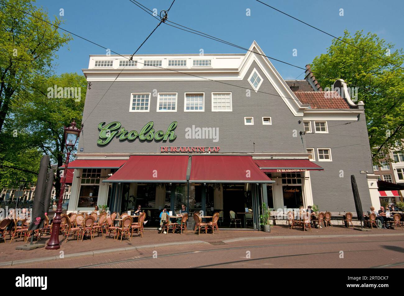 Restaurant et pub de Brabantse AAP (le singe Brabant) à Amsterdam, pays-Bas Banque D'Images