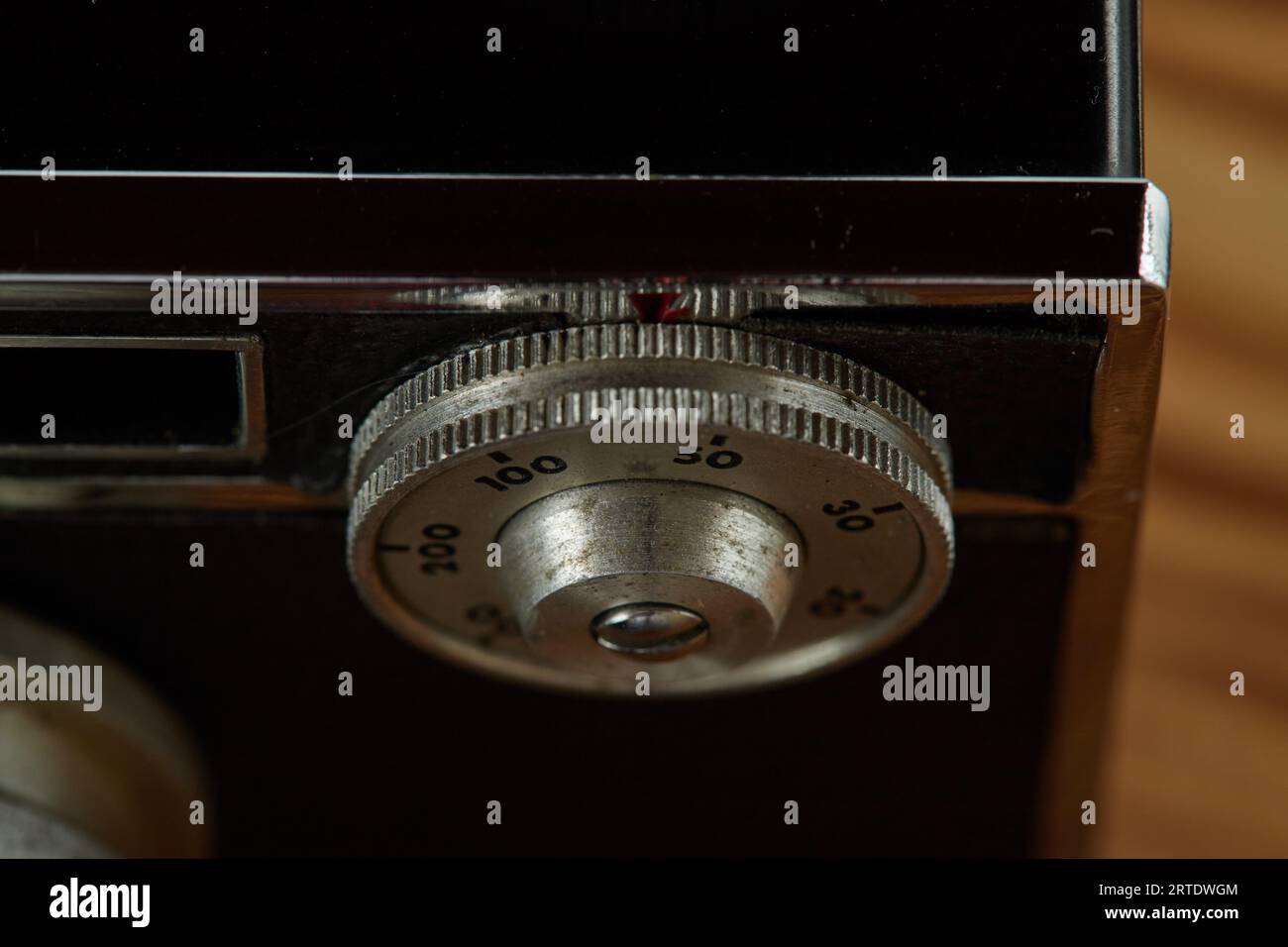 Macro, gros plan de la vieille technologie, caméra à film Argus Range Finder 35 mm !!! Banque D'Images