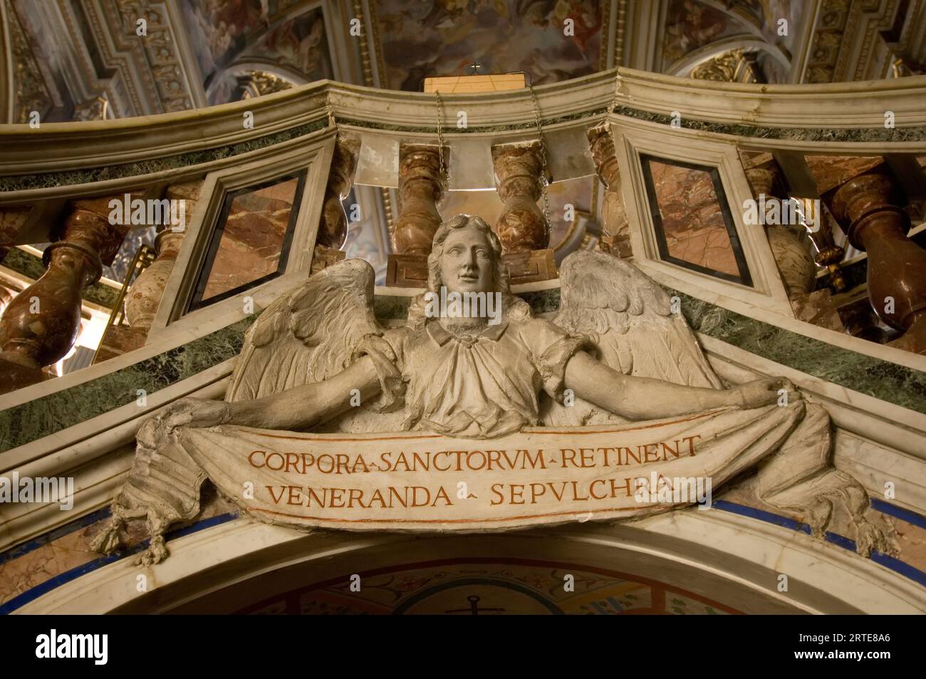 L'Église des Apôtres à Rome ; Rome, Latium, Italie Banque D'Images